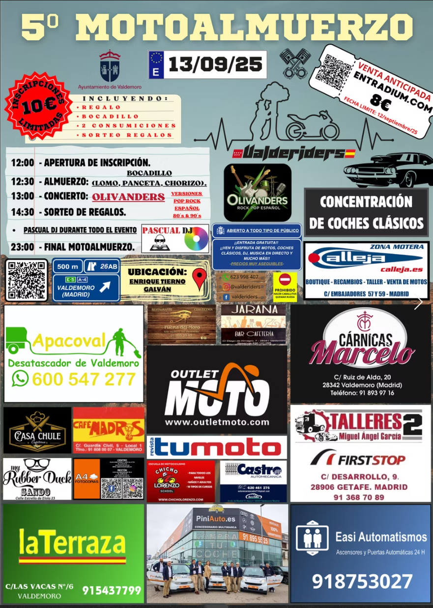 Foto principal de evento Valderiders